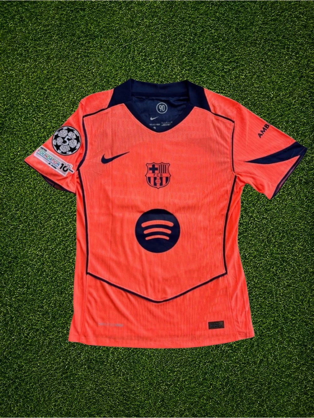 Lamine Yamal Soccer Jersey #10 - Exclusive Coral & Navy Special Edition